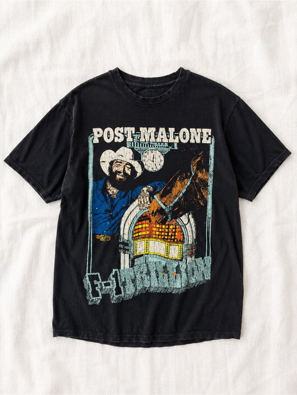 Post Malone Graphic Tee - Black Short Sleeve